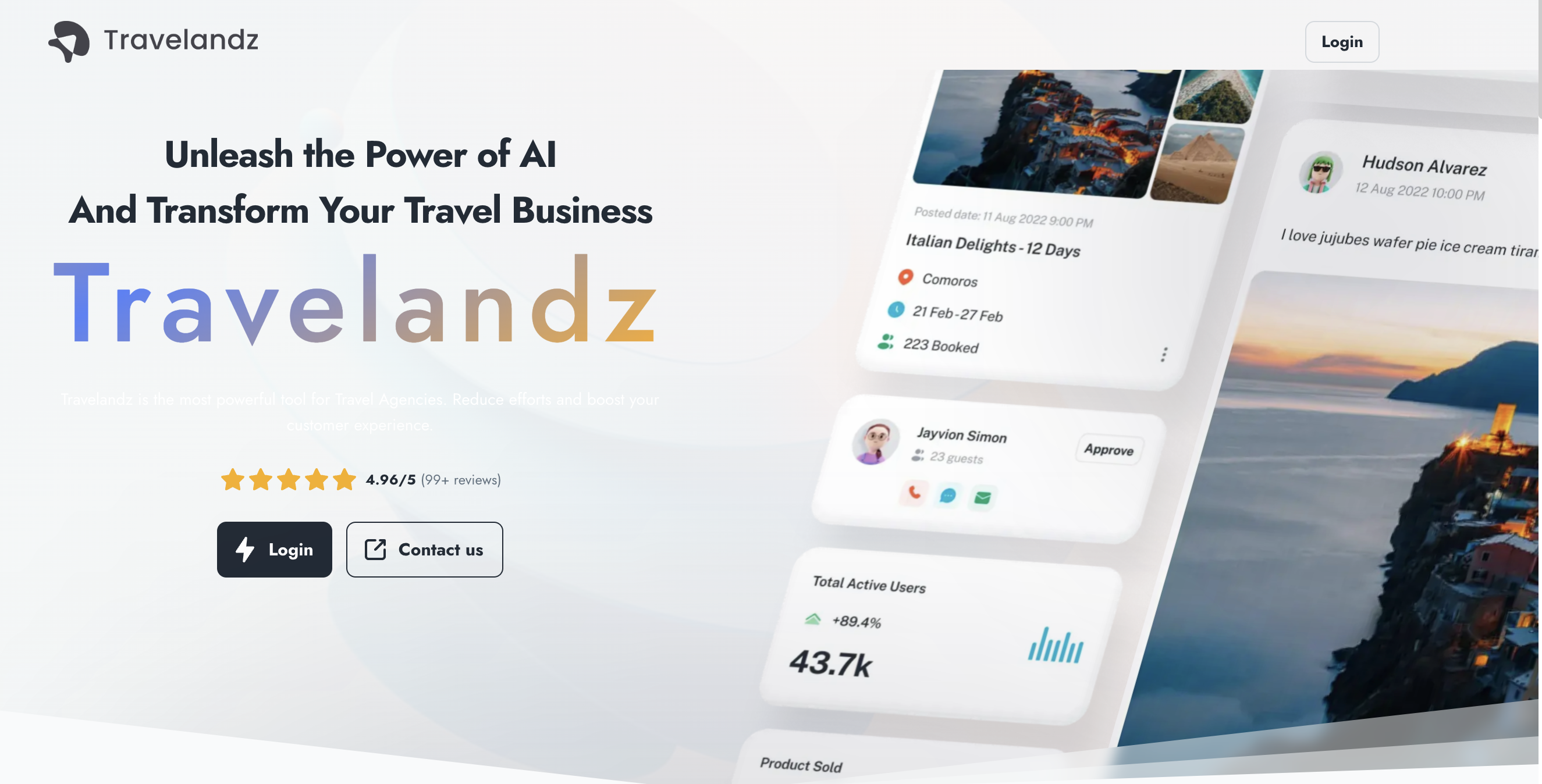 AI Software for Travel Companies | Travelandz